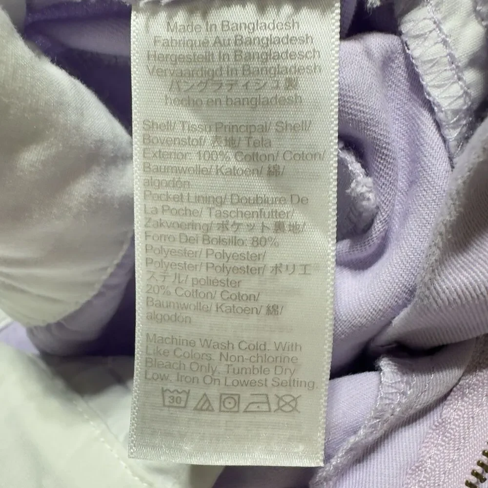 J.Crew Shorts Womens Size 0 Classic Chino 5” Inseam Lavender Purple